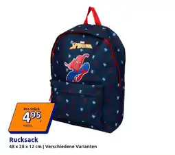 Action Spiderman Rucksack Angebot