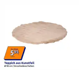 Action Teppich aus Kunstfell Angebot