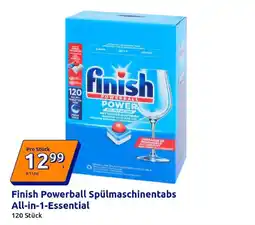 Action Finish Powerball Spülmaschinentabs All-in-1-Essential Angebot