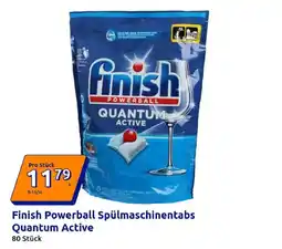 Action Finish Powerball Spülmaschinentabs Quantum Active Angebot
