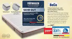 Matratzen Concord BeCo 7-Zonen Kaltschaum- oder Taschenfederkern-Matratze Sky Latex Touch Angebot