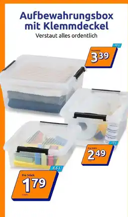 Action Aufbewahrungsbox mit Klemmdeckel Angebot