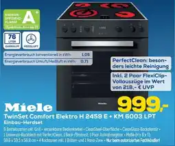 Euronics Miele TwinSet Comfort Elektro H 2459 E + KM 6003 LPT Angebot