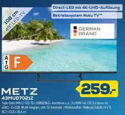 Euronics XXL METZ 43MUD7021Z Angebot