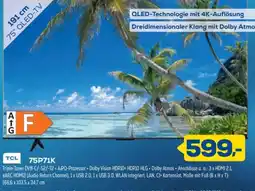 Euronics XXL TCL 75P71K Angebot