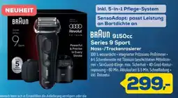 Euronics XXL BRAUN 9150cc Series 9 Sport Nass-/Trockenrasierer Angebot