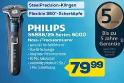 Euronics XXL PHILIPS S5885/25 Series 5000 Nass-/Trockenrasierer Angebot