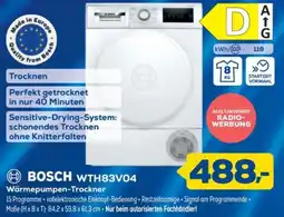 Euronics XXL BOSCH WTH83V04 Wärmepumpen-Trockner Angebot