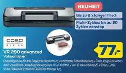 Euronics XXL Caso Design VR 290 advanced Vakuumierer Angebot