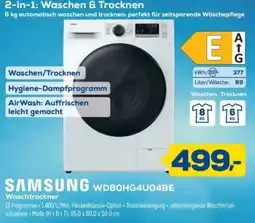 Euronics XXL SAMSUNG WD80HG4U04BE Waschtrockner Angebot
