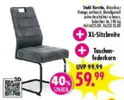 Möbel Boss Stuhl Kerstin, Metallgestell Angebot