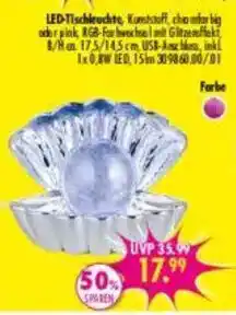 Möbel Boss LED-Tischleuchte, Kunststoff, chandelier Angebot