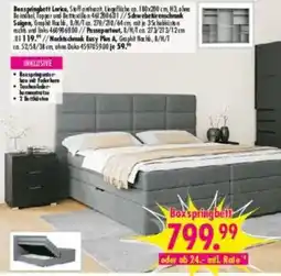 Möbel Boss Boxspringbett Loria Angebot