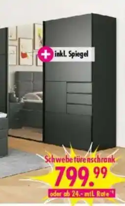 Möbel Boss Schwebetürenschrank Angebot