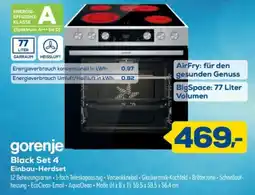 Euronics XXL gorenje Black Set 4 Einbau-Herdset Angebot