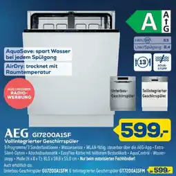 Euronics XXL AEG GI7200A1SF Vollintegrierter Geschirrspüler Angebot