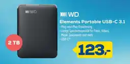 Euronics XXL WD Elements Portable USB-C 3.1 Angebot