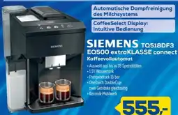 Euronics XXL SIEMENS TQ518DF3 EQ500 extraKLASSE connect Kaffeevollautomat Angebot