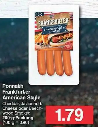 Famila Nord West Ponnath Frankfurter American Style Angebot