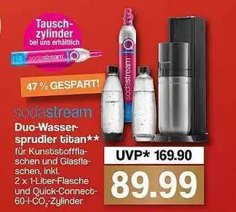 Famila Nord West Sodastream Duo-wassersprudler Titan Angebot