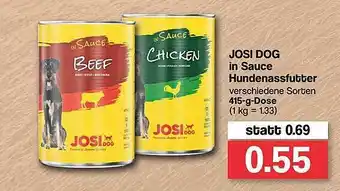 Famila Nord West Josi Dog In Sauce Hundenassfutter Angebot