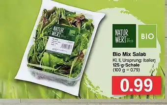 Famila Nord West Natur Wert Bio Mix Salat Angebot