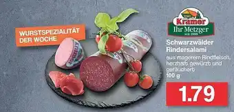 Famila Nord West Kramer Schwarzwälder Rindersalami Angebot