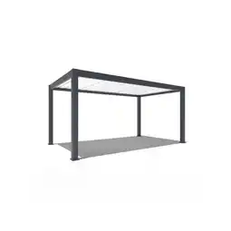 Netto Marken-Discount Pergoline Carport aus Aluminium 3 m x 5,3 m anthrazit Angebot