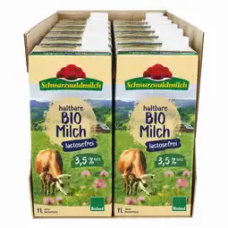 Netto Marken-Discount Schwarzwaldmilch Bio lactosefreie H-Milch 3,5% 1 Liter, 12er Pack Angebot