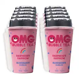 Netto Marken-Discount OMG Bubble Tea - Raspberry Rainbow 0,265 Liter, 10er Pack Angebot