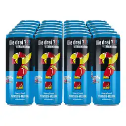Netto Marken-Discount Die Drei Fragezeichen Vitamindrink Pfirsich-Melone Peter's Peach 250 ml, 24er Pack Angebot