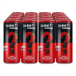 Netto Marken-Discount Die Drei Fragezeichen Vitamindrink Rote Beeren Bob's Berry 250 ml, 24er Pack Angebot