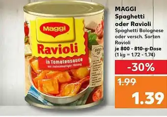 Kaufland Maggi Spaghetti Oder Ravioli Angebot