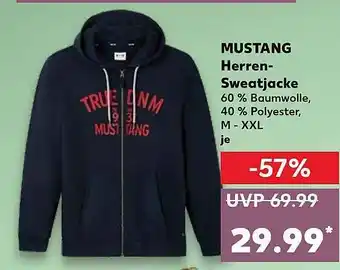 Kaufland Mustang Herren-sweatjacke Angebot