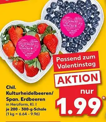 Kaufland Kulturheidelbeeren Oder Erdbeeren Angebot