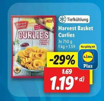 Lidl Harvest Basket Curlies Angebot