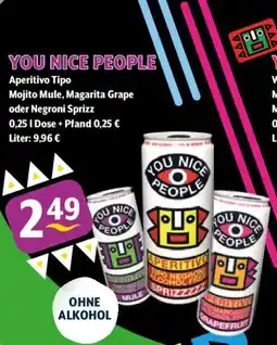 Getränke Hoffmann YOU NICE PEOPLE Aperitivo Angebot