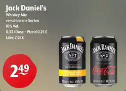 Getränke Hoffmann Jack Daniel's Whiskey-Mix Angebot