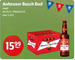 Getränke Hoffmann Anheuser-Busch Bud Lager Angebot