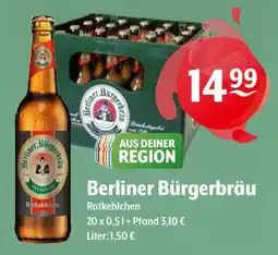 Getränke Hoffmann Berliner Bürgerbräu Rotkehlchen Angebot