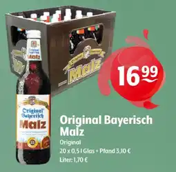 Getränke Hoffmann Original Bayerisch Malz Angebot