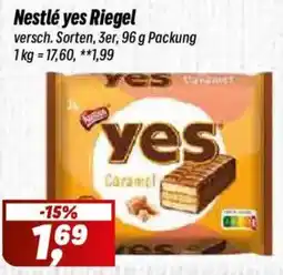 Simmel Nestlé yes Riegel Angebot
