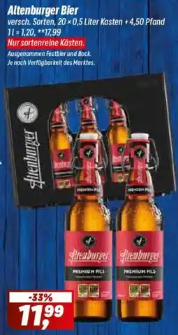 Simmel Altenburger Bier Angebot