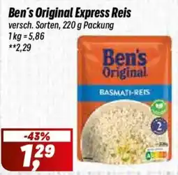 Simmel Ben's Original Basmati-Reis Angebot