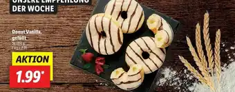 Lidl Donut Vanilla, Gefüllt Angebot