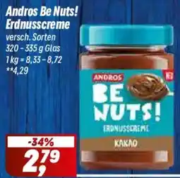 Simmel Andros Be Nuts! Erdnusscreme Angebot