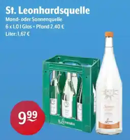 Getränke Hoffmann St. Leonhardsquelle Mond- oder Sonnenquelle Angebot