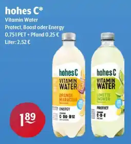 Getränke Hoffmann hohes C Vitamin Water Angebot