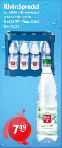 Getränke Hoffmann RhönSprudel natürliches Mineralwasser Angebot