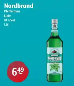 Getränke Hoffmann Nordbrand Pfefferminz Angebot